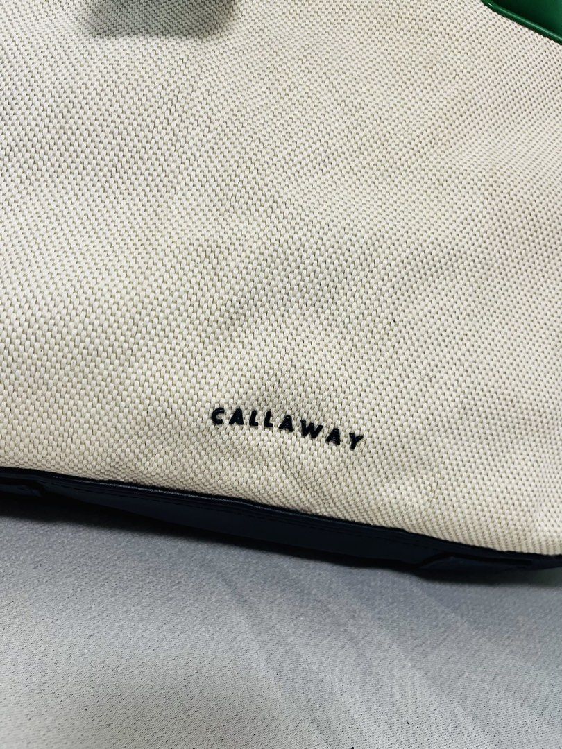 CALLAWAY 2WAY CANVAS BAG (Category: Sling Bags) located in Tacurong. Submitted by pearlitas_ukay (Listing ID 1466568862, Image 3). Description: CALLAWAY 2way SLING Canvass rubber handle Excellent Medium With free pouch Mine 380 matic yours🤗 •Thrifted •UkayUkay.