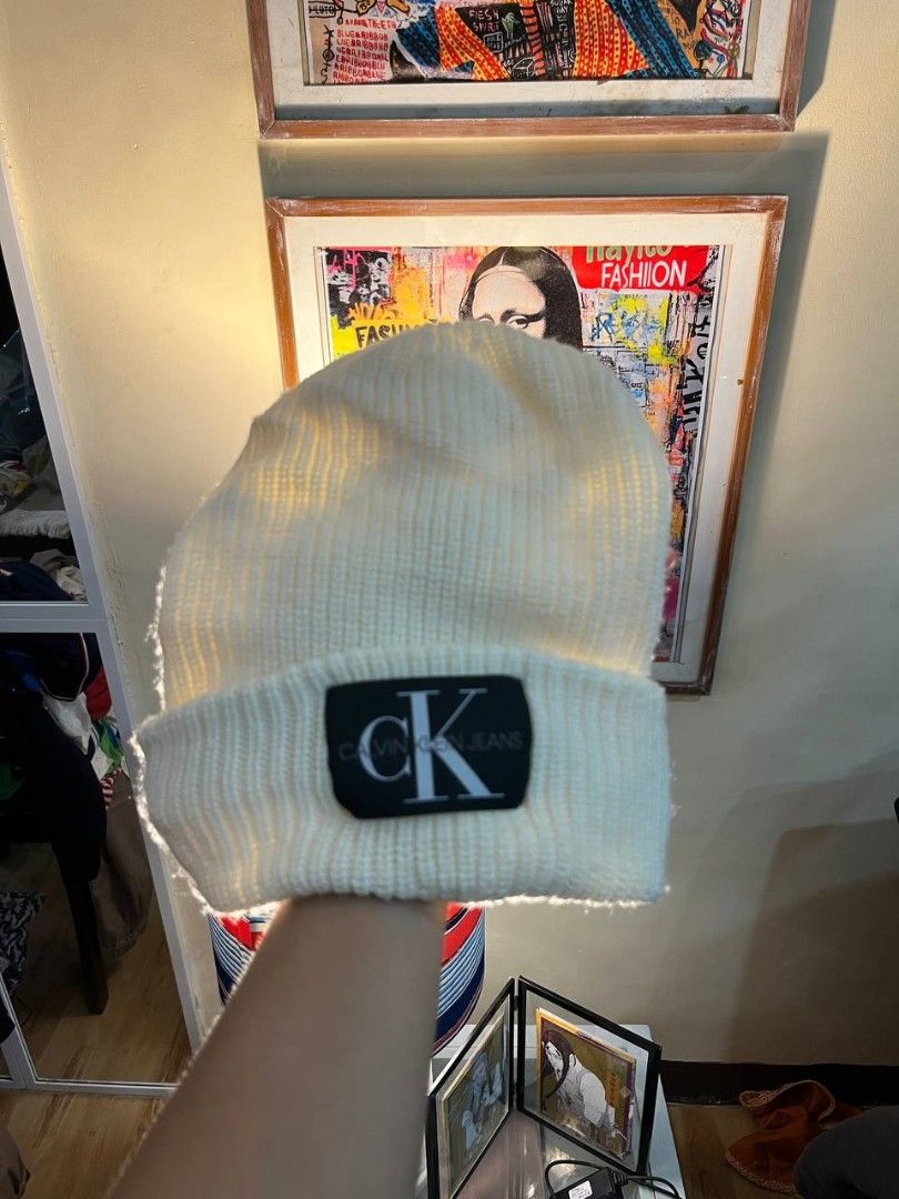 Calvin Klein Beanie (Category: Beanies) located in Quezon City. Submitted by michypeachyy1 (Listing ID 1466606670, Image 3). Description: 650 plus shipping no issues good as new.