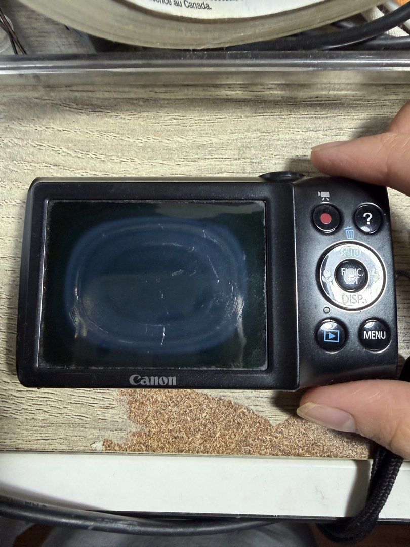Canon powershot A2300 (Category: Cameras) located in Caloocan City. Submitted by swiftwolf_23ec83 (Listing ID 1466687877, Image 3). Description: ‼️‼️‼️READ BEFORE PURCHASING‼️‼️‼️ The camera flashes a lens error warning whenever opened. You may be able to fix it if brought to a technician. Missing a few screws (see pictures before buying) Comes with battery and charger upon purchasing Buyer must shoulder SF.