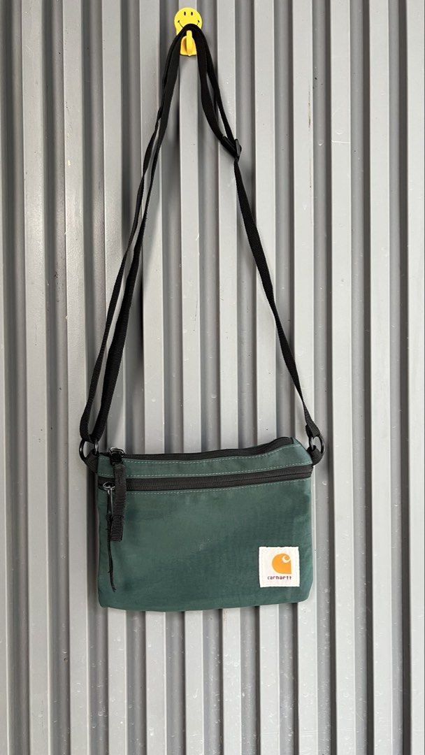 CARHARTT SLING BAG SIZE 8” width x 7” height (Category: Sling Bags) located in Baguio. Submitted by vercale (Listing ID 1466603576, Image 2). Description: CARGARTT SLING BAG SIZE 8” width x 7” height Like New Condition Foamy Adjustable strap From Personal Box Pho 800 only LP 🙏🙇‍♀️.