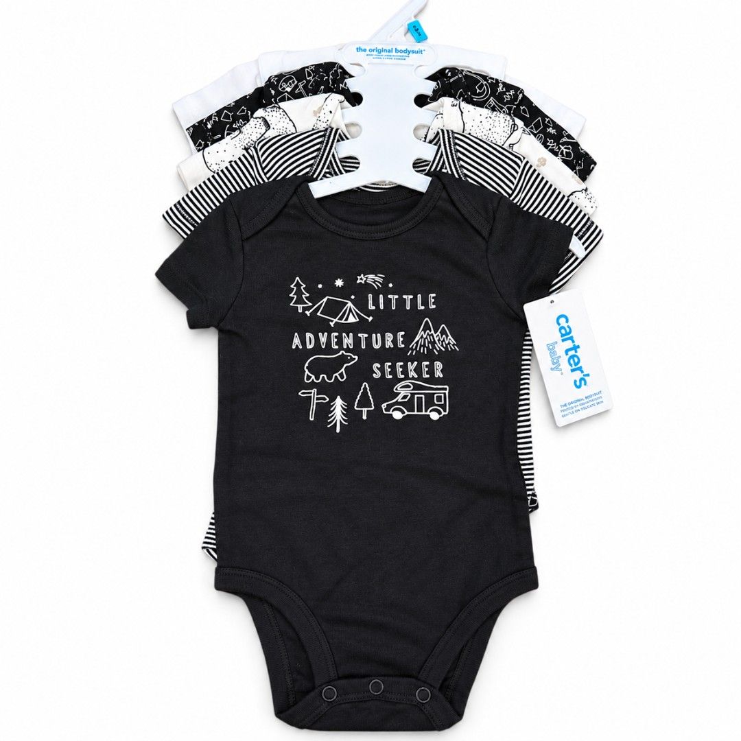 Carters Baby Clothes Onesies (5 pcs) (Category: Babies & Kids Fashion) located in Quezon City. Submitted by buybyestuffmnl (Listing ID 1466678564, Image 1). Description: bought in US.