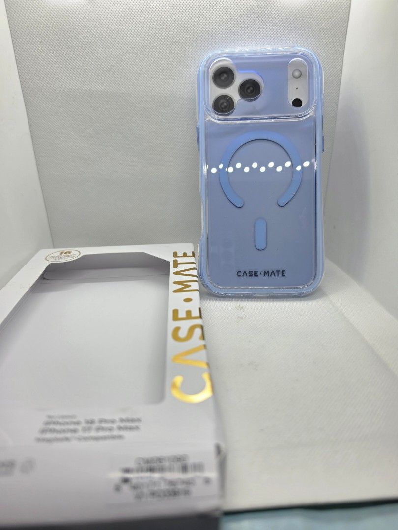 Casemate case for iphone 18 pro max (Category: Cases & Sleeves) located in Las Pinas. Submitted by jhered (Listing ID 1462102701, Image 2). Description: Sale Brandnew Original With magsafe Sale for 3300 Las pinas area.