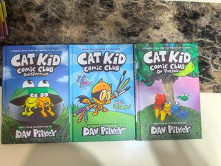 Dog Man and Cat Kid Comic Club Books Set Dav Pilkey, Hobbies ...