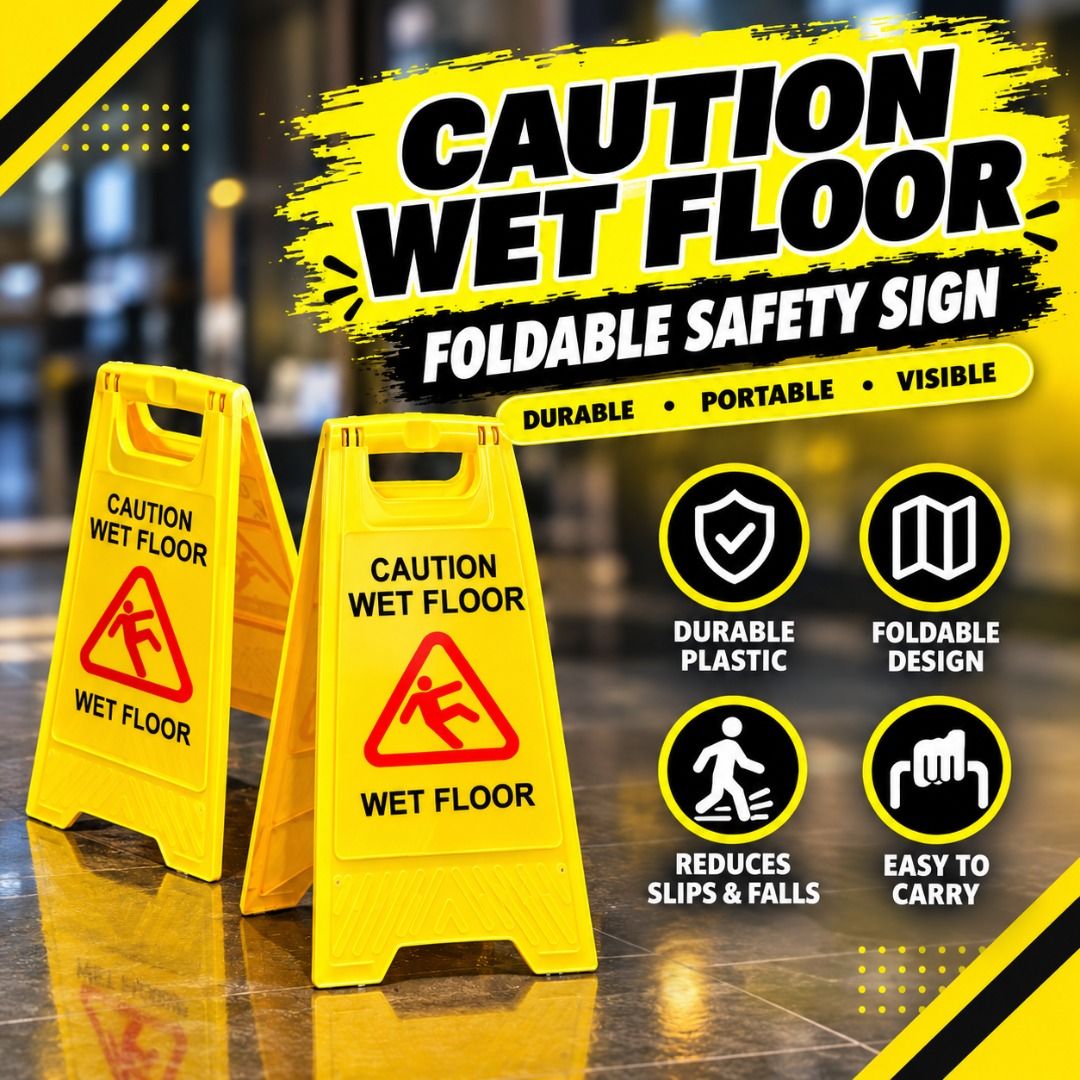 CAUTION WET FLOOR (Category: Looking For) located in Paranaque City. Submitted by buynowbilikanow (Listing ID 1466566040, Image 1). Description: ✅ Guaranteed lowest price ✅ Quality products ✅ Big discount for bulk orders ✅ 100% LEGIT TRUSTED SUPPLIER! ✅ With Complete Legal Documents ✅ BIR Registered We Supply All Kinds Of PPE Supplies, Raincoat, Hard Hat, Cooler Box, Plastic Trash Bin, Road Barriers, Kayak Boats, Crystal Kayak, Traffic Cone, T-Bo