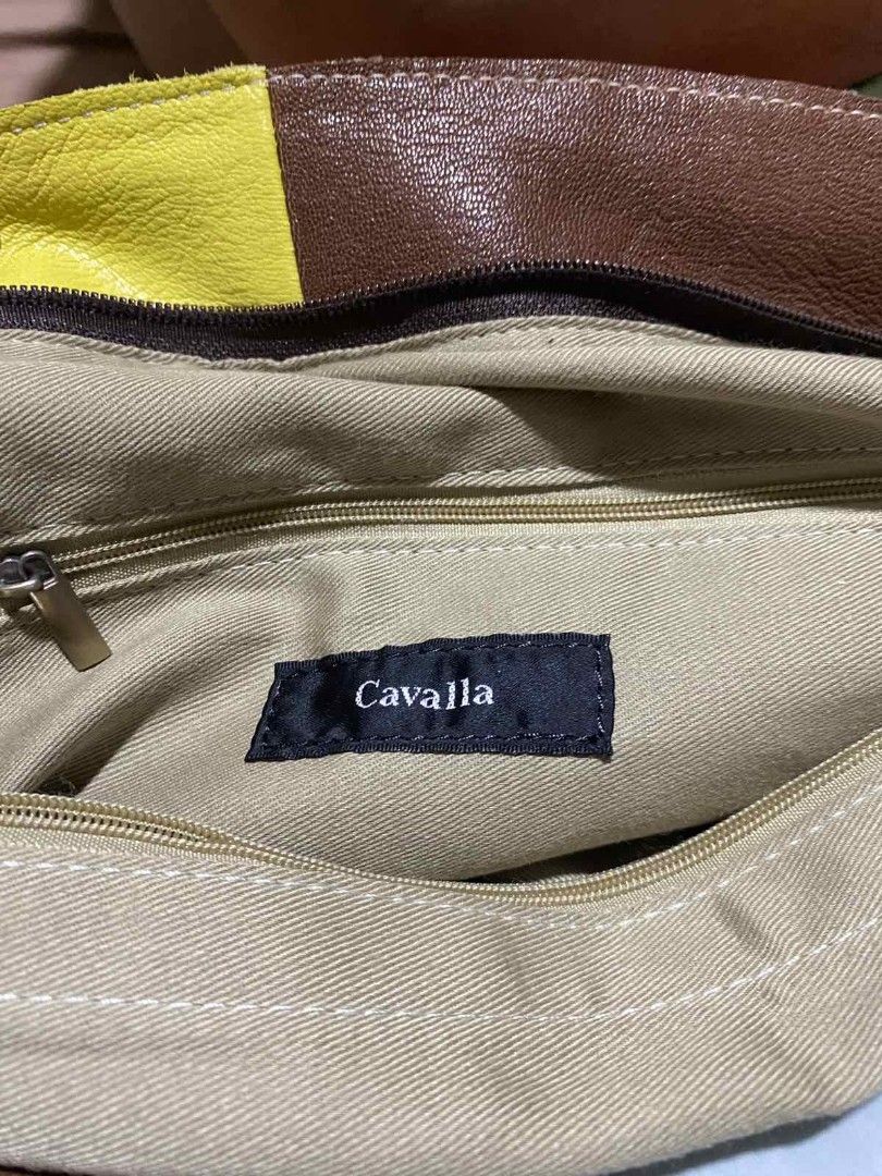 Cavalla Milano Patchwork Leather Crossbody Bag (Category: Cross-body Bags) located in Manila. Submitted by rpaul88 (Listing ID 1466744083, Image 3). Description: - Brand: Cavalla Milano - Style: Patchwork leather crossbody bag with unique knotted leather details all over - Condition: Brand new with original store tags attached (Original price: 26,000 yen) - Interior: Fabric lining with convenient zip pockets and Cavalla brand patch - Strap: Adjus