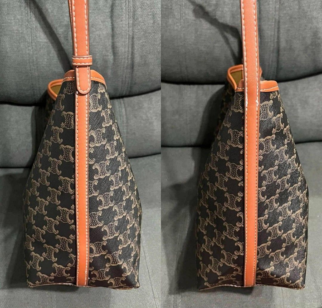 Celine Shopping Bag (Category: Shoulder Bags) located in Quezon City. Submitted by luxxechic (Listing ID 1466566847, Image 3). Description: coded with pouch with dust bag adjustable strap good asnew no issue actual photo posted japan preloved mop: gcash.