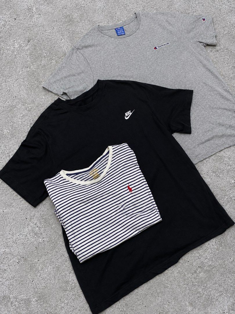 Champion, Nike & RL (Category: Tshirts & Polo Shirts ) located in Manila. Submitted by 2ndclassvintageph (Listing ID 1466673821, Image 2). Description: Dm for more details For Aspack ₱1200 + free shipping .