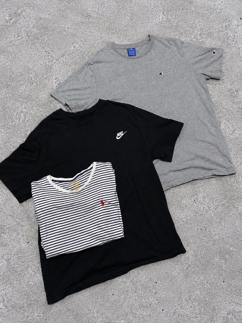 Champion, Nike & RL (Category: Tshirts & Polo Shirts ) located in Manila. Submitted by 2ndclassvintageph (Listing ID 1466673821, Image 1). Description: Dm for more details For Aspack ₱1200 + free shipping .