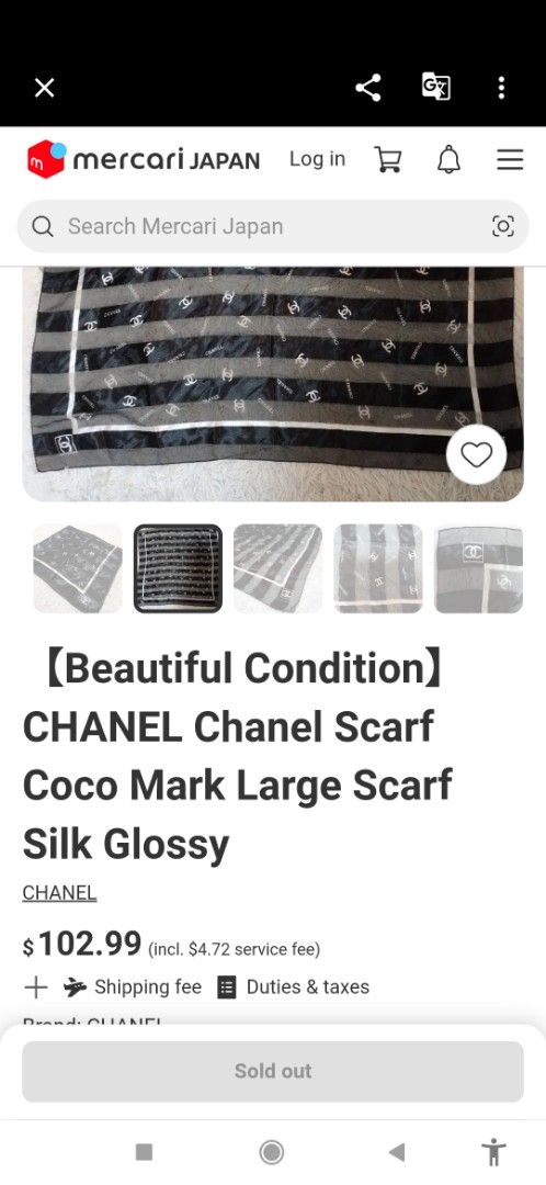 CHANEL Silk Coco Mark Large Scarf Black Glossy (Category: Scarves) located in Imus. Submitted by ryanneakiko (Listing ID 1466611363, Image 2). Description: 📌995 + shipping CC scarf 🥰 NO ISSUE 🇯🇵SOURCE: JAPAN SURPLUS bawal Po sa maselan mine now pay later no reservations 1st to pay basis , una mkakabayad kanyA COURIER ↙️ 📌COD : SF only via SPX COURIER 📌FLASH EXPRESS: NO COD/NO.COP 📌LALAMOVE loc IMUS CAVITE meet up alapan 1c Dreamville 4 sub