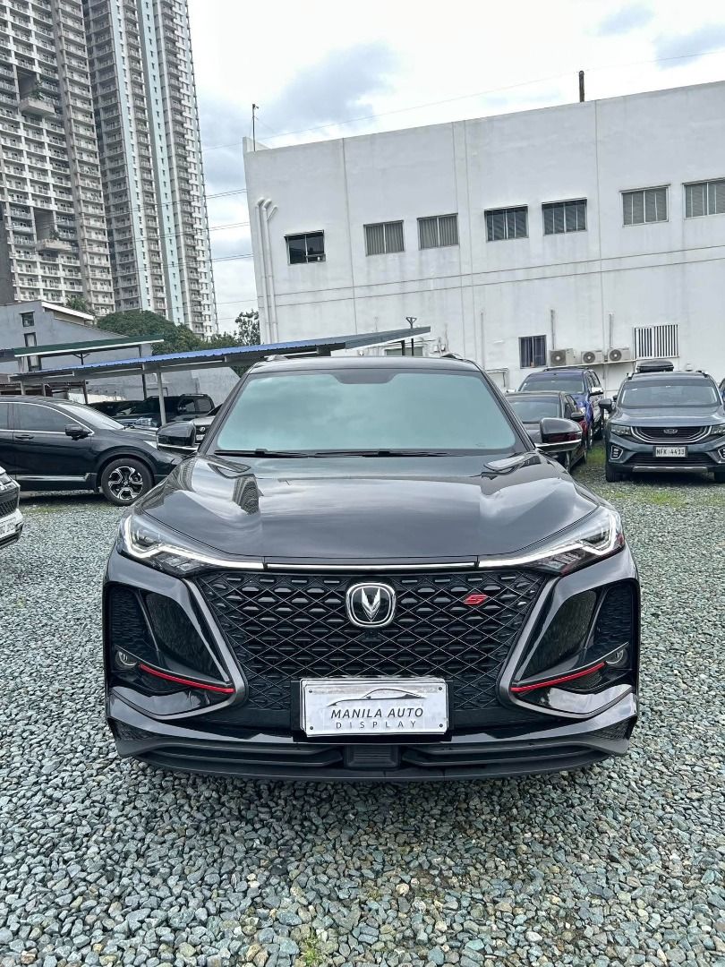 Changan CS75 Plus Auto (Category: Used Cars) located in Pasig City. Submitted by pureocean-057512 (Listing ID 1466584234, Image 1). Description: 2022 CHANGAN CS75 PLUS 1.4L GAS AUTOMATIC TRANSMISSION Downpayment: ₱488,000 ✅ ZERO PROCESSING UNTIL OCT 17 ONLY ✅ ⚠️5 SLOTS LEFT ONLY⚠️ Black 22tkms mileage 1.5L Gasoline Engine Automatic Transmission 1 ending plate Sunroof Spare key Air Conditioning Adjustable Driver Seat Multi-Function Steering Wheel 