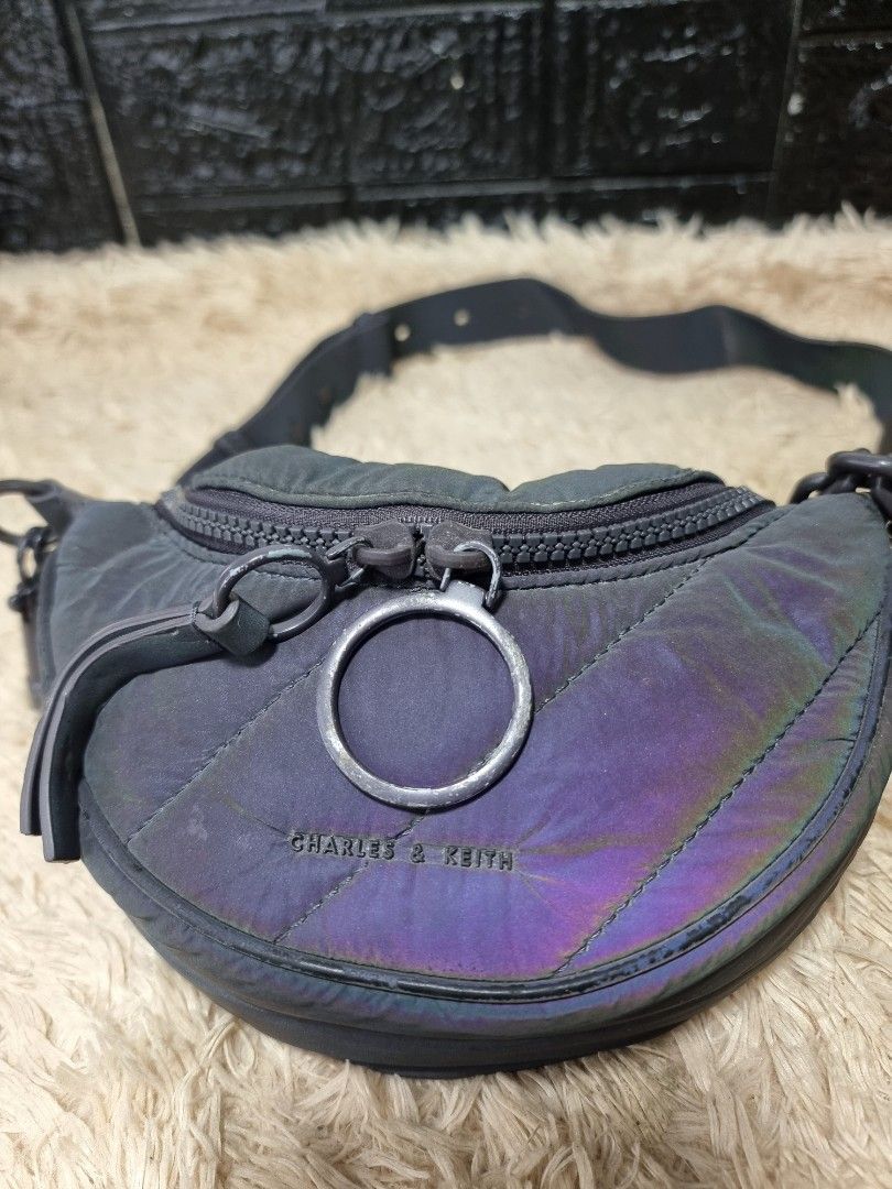 Charles and Keith sling bag (Category: Shoulder Bags) located in Bugallon. Submitted by preloverelove07 (Listing ID 1466733013, Image 2). Description: Authentic pangasinan Free shipping issue sign of used small in size.
