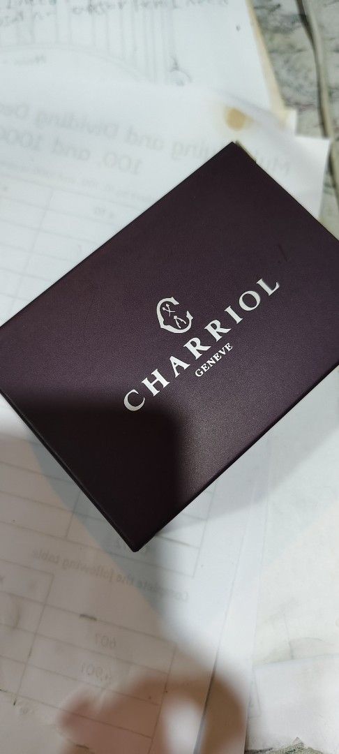 Charriol Gold-Tone Cable Ring with Box and Papers (Category: Rings) located in Caloocan City. Submitted by clevertree_87311a (Listing ID 1466771937, Image 3). Description: - Brand: Charriol - Design: Signature gold-tone twisted cable -Ring size 7 and forever bangle medium - Condition: slightly used / stored safely in box since purchase - Purchase Date & Location: November 4, 2022, from Rustan's Makati - Original Retail Price: ₱36,000 - Inclusions