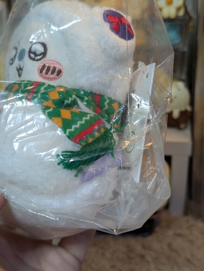 Chiikawa Momonga Snowman Plush Charm (Category: Plushies & Soft Toys) located in San Pedro. Submitted by eurisilvers (Listing ID 1466718790, Image 3). Description: — shipping is via J&T Express — mop: gcash, maya, bank transfer — location: san pedro city, laguna.