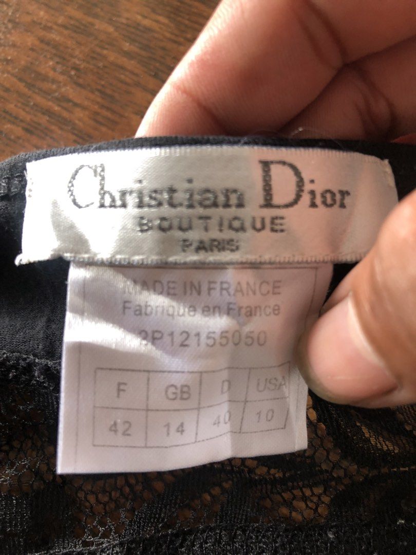 Christian Dior Boutique Tops (Category: Others Tops) located in Davao. Submitted by klentlanson (Listing ID 1466564010, Image 2). Description: Excellent condition Dimes 17.5 x21 Add sf .