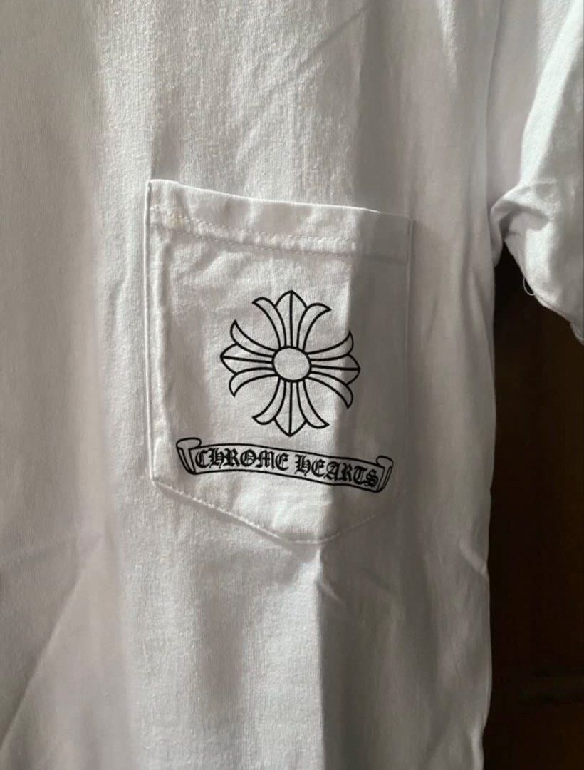 Chrome Hearts Vine Dagger Pocket Tee (Category: Tshirts & Polo Shirts ) located in Basud. Submitted by metro_archives.ph (Listing ID 1466720570, Image 3). Description: -Chrome Hearts Vine Dagger -Size: S - 18x25.5 -Excellent Condition -Off Only! -Flaws: One Dot Yellow Stain -640 only .