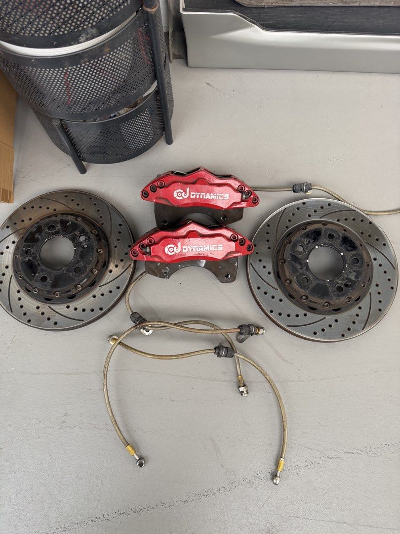Brake Rotor Line Drawing CJ Dynamics Big Brake Kit Rotors Calipers 304mm for Kia Cerato Forte or ...