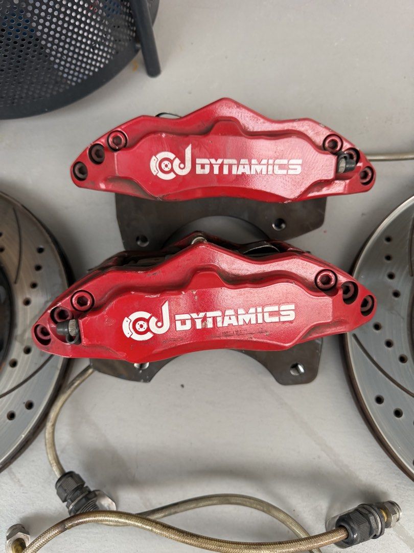 Brake Rotor Line Drawing CJ Dynamics Big Brake Kit Rotors Calipers 304mm for Kia Cerato Forte or ...