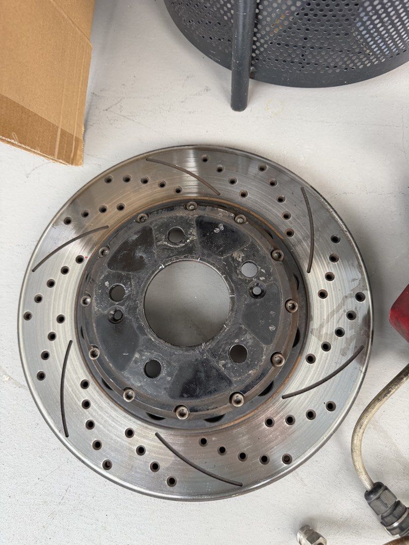 Brake Rotor Line Drawing CJ Dynamics Big Brake Kit Rotors Calipers 304mm for Kia Cerato Forte or ...
