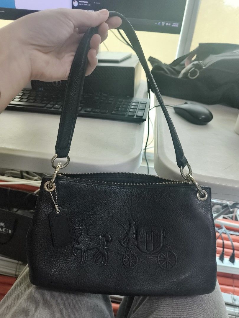 Authentic Coach Charley Shoulder / Kili Bag (Category: Luxury Bags & Wallets) located in Manila. Submitted by kitty.ribbon (Listing ID 1466664557, Image 1). Description: Authentic Coach Charley Bag Class AB Minimal fade of hardware YKK ZIP.