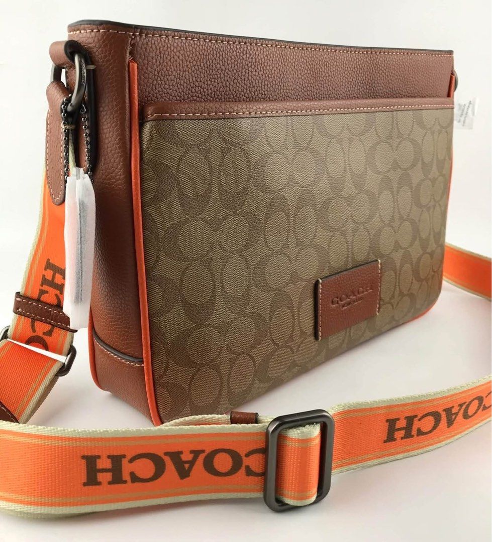 Coach crossbody (Category: Sling Bags) located in Manila. Submitted by gff.daily_flower (Listing ID 1466592725, Image 1). Description: With tag gift receipt dustbag and paperbag.