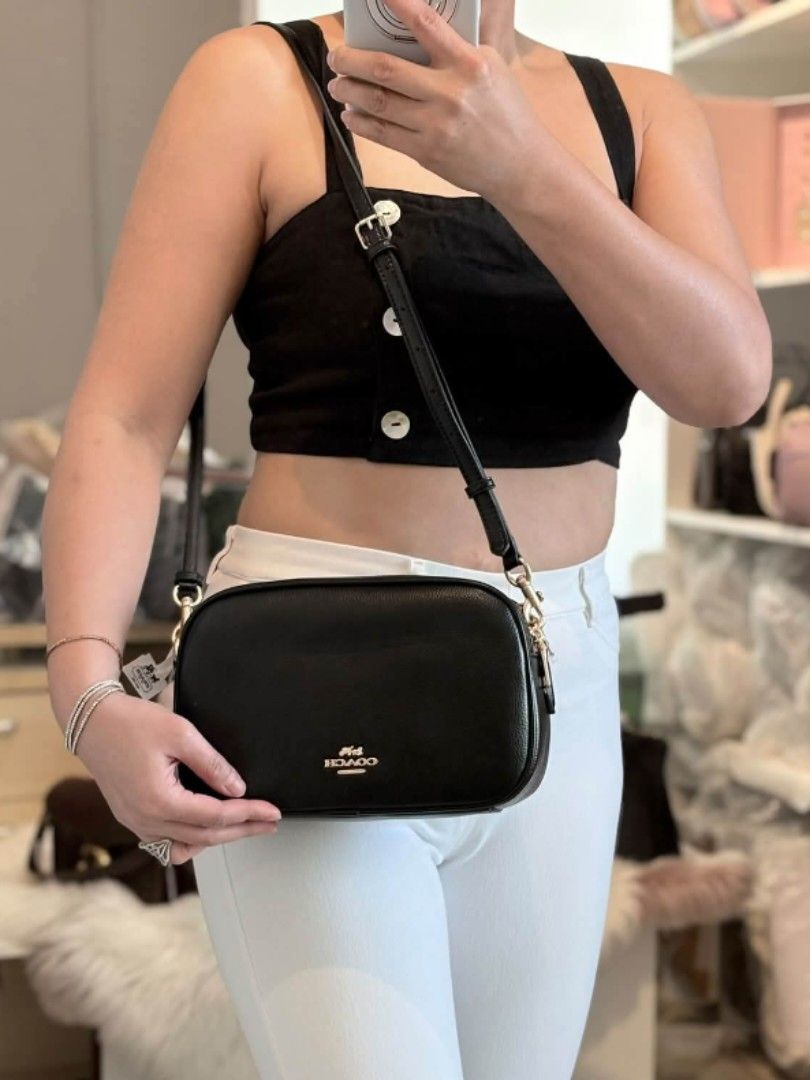 Coach Jes Crossbody Camera Bag (Category: Cross-body Bags) located in Manila. Submitted by msddirectfactoryoutlet (Listing ID 1466704734, Image 2). Description: Size 9 3/4" (L) 6 1/4" (H) x 3 1/2" (W).