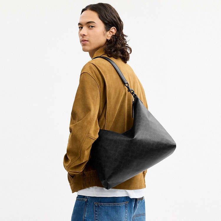 Coach Laurel Bag 36 (Category: Luxury Bags & Wallets) located in Las Pinas. Submitted by shopwithmira13 (Listing ID 1466649010, Image 1). Description: Measurements Length: 13.25" Height: 12.5" Width: 4.75" Materials Signature coated cotton and smooth leather Fabric lining Strap Detachable short strap with 11" drop Detachable long strap with 23.5" drop for shoulder or crossbody wear Features Inside snap pocket Zip-top closure Fits an 11" tablet.