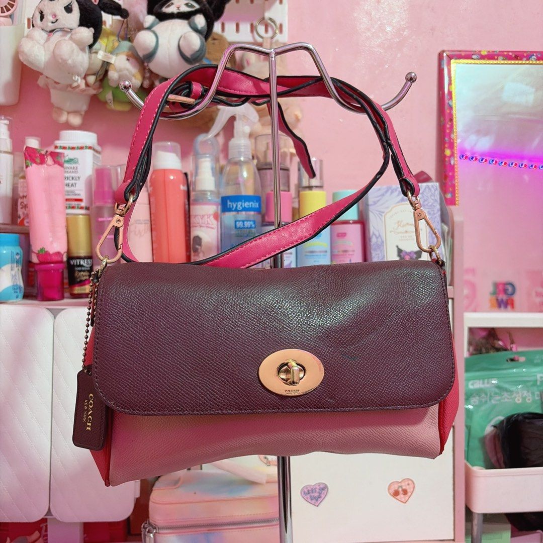 COACH RUBY LEATHER CROSSBODY BAG (Category: Cross-body Bags) located in San Mateo. Submitted by ikay_bee (Listing ID 1466765026, Image 1). Description: • pre owned • replacement sling • free shipping • comes with freebies.
