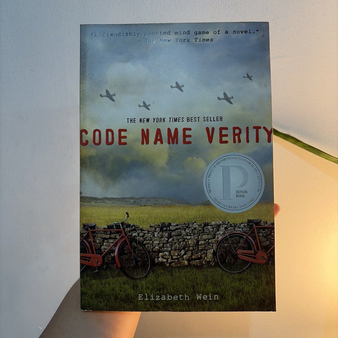 Code Name Verity by Elizabeth Wein (Category: Storybooks) located in Manila. Submitted by ajdeclutter (Listing ID 1466675725, Image 1). Description: - Title: Code Name Verity by Elizabeth Wein - Genre: Young Adult Historical Fiction & Spy Thriller (WWII) : Paperback edition published by Hyperion .