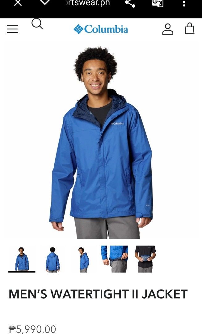 Columbia Waterproof Outdoor Jacket (Category: Coats, Jackets and Outerwear) located in Cabuyao City. Submitted by THRIFTHITS (Listing ID 1466706372, Image 3). Description: Columbia Waterproof Outdoor Jacket Pacable (Authentic) Complete tags 22x27 with lace Mine 780‼️ Direct Message me and Add for fast Transaction ty .