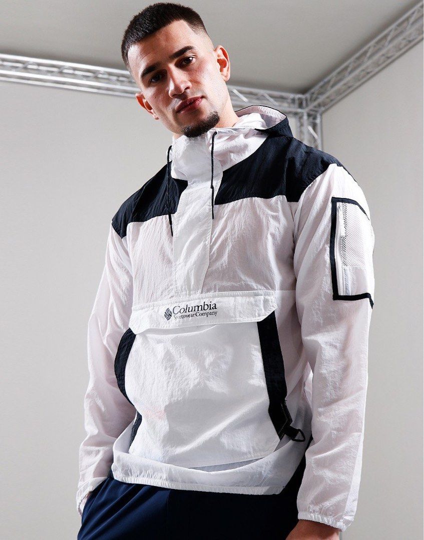 Columbia WindBreaker (Category: Coats, Jackets and Outerwear) located in Las Pinas. Submitted by mnl.streetwear.ph (Listing ID 1466565465, Image 1). Description: • Columbia Windbreaker flaw minimal crackprint 22/27 .