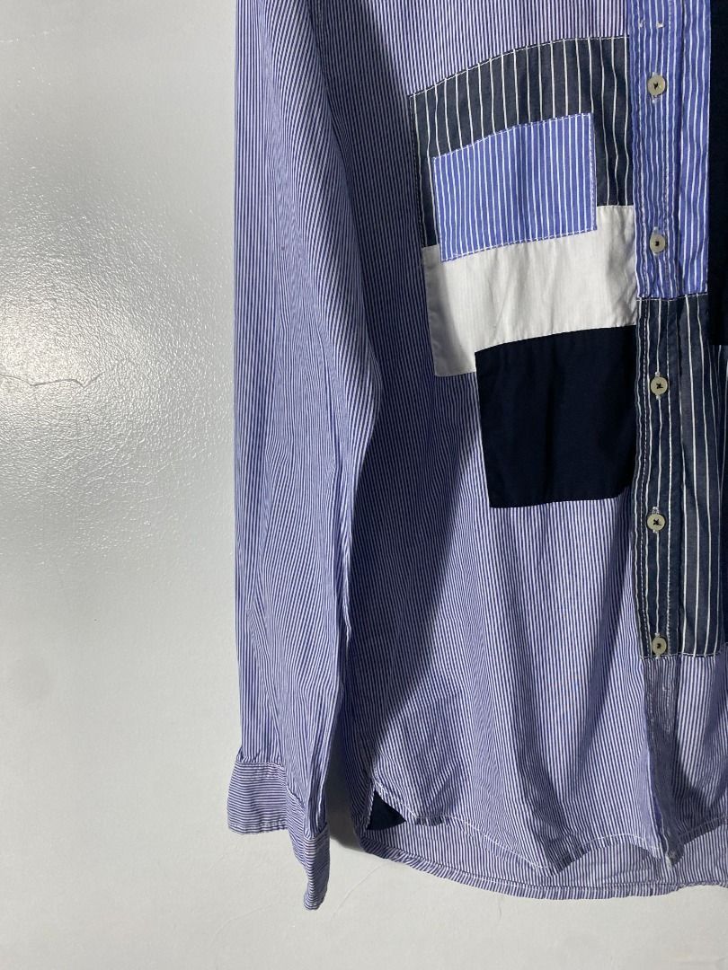 Comme des Garcons Patchwork alt. S/M (Category: Tshirts & Polo Shirts ) located in Antipolo. Submitted by bentakahitanoano (Listing ID 1466733229, Image 3). Description: Still in good condition Perfectly fit to small medium Alternative for expensive asss cdg Pit to pit 18.5 Length 27.5 Notes: Needles, Kapital, Visvim, Junya Watanabe, Yohji Yamamoto, Comme des Garcons.