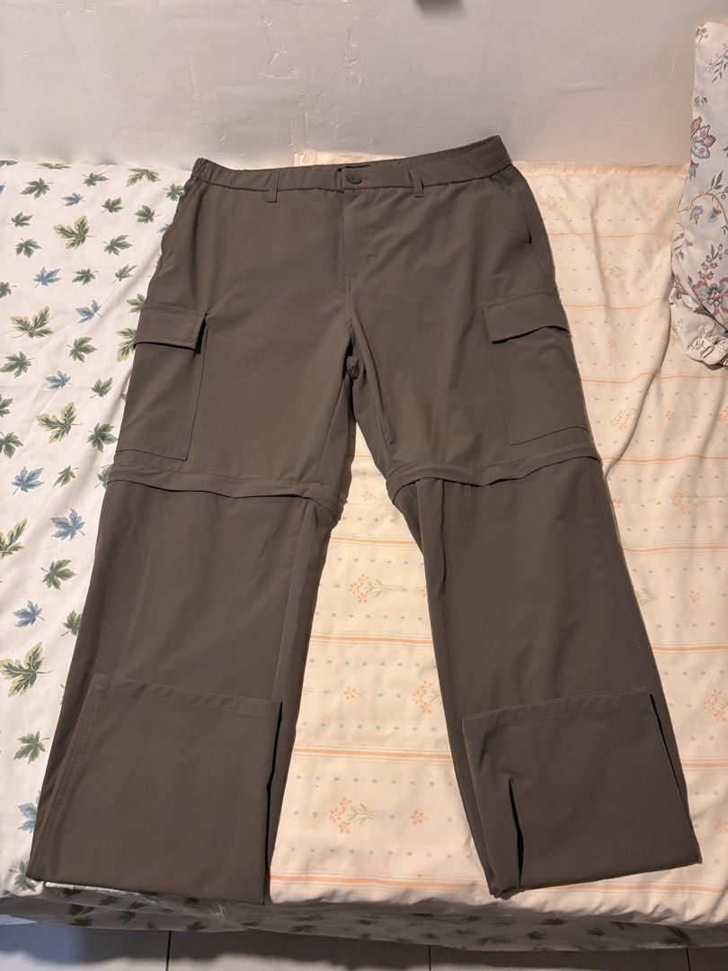 Convertible cargo hiking pants (Category: Jeans) located in Manila. Submitted by gabzxz (Listing ID 1466636607, Image 1). Description: Size: 36 Brand: BALENO Color: Army Green Style: Convertible Cargo Pants / Detachable Pants Condition: Good condition / pre-owned * 2-in-1 design — puwedeng long pants or shorts * Maraming cargo pockets * Lightweight-looking utility fabric * Button + zipper closure * Comfortable at bagay sa casual/outdoor/hiking ou