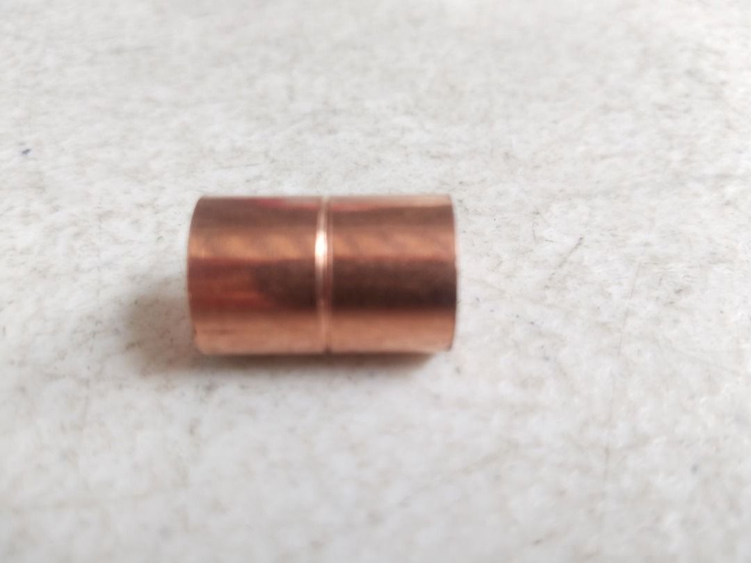 Copper fitting straight Coupling Specs: 1 1/8" (Category: Everything Else Others) located in Manila. Submitted by 09171479278_elsie. (Listing ID 1466652533, Image 3). Description: Copper fitting straight Coupling Specs: 1 1/8".