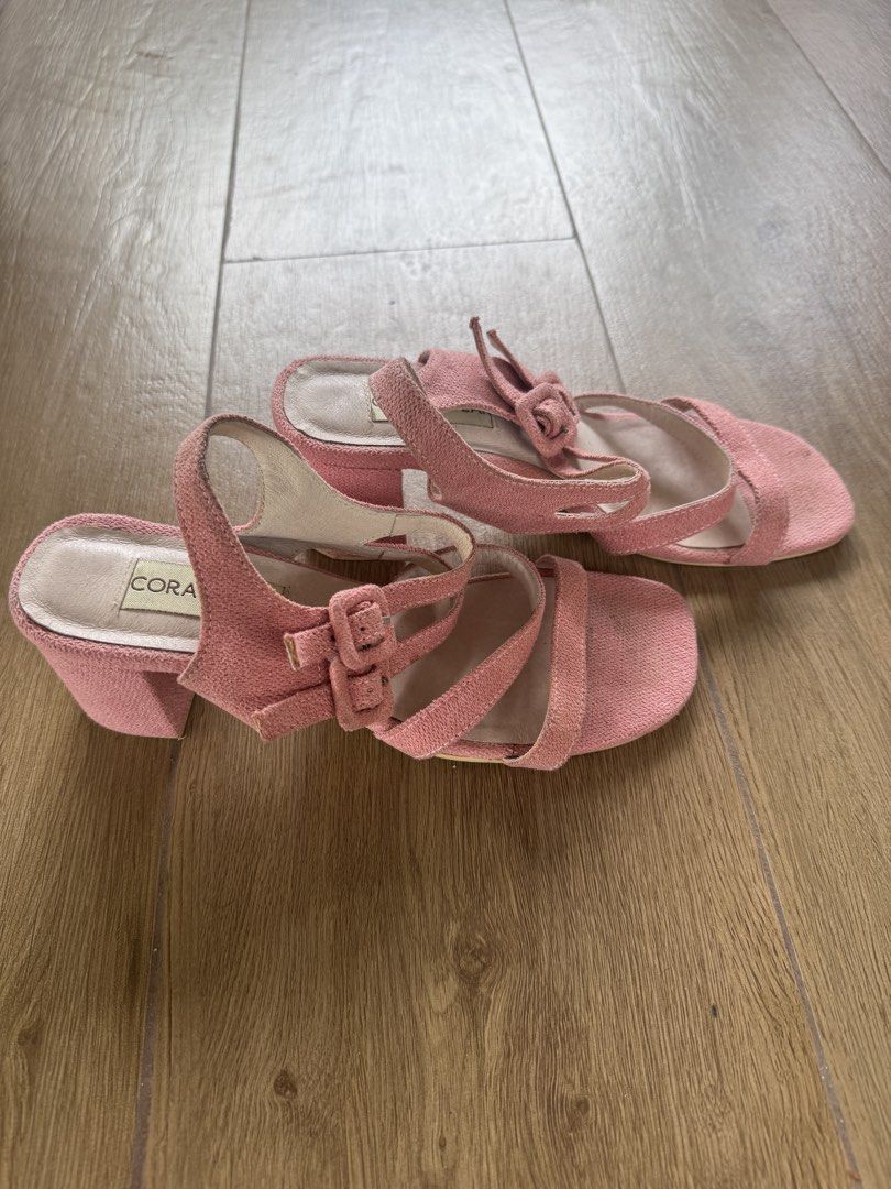 Cora & Bear Heels (Category: Heels) located in Santa Rosa. Submitted by meldeclutters (Listing ID 1466565329, Image 2). Description: Cora & Bear Heels Color: Pink Size: 7 Php 350 Used once RFS: declutter.