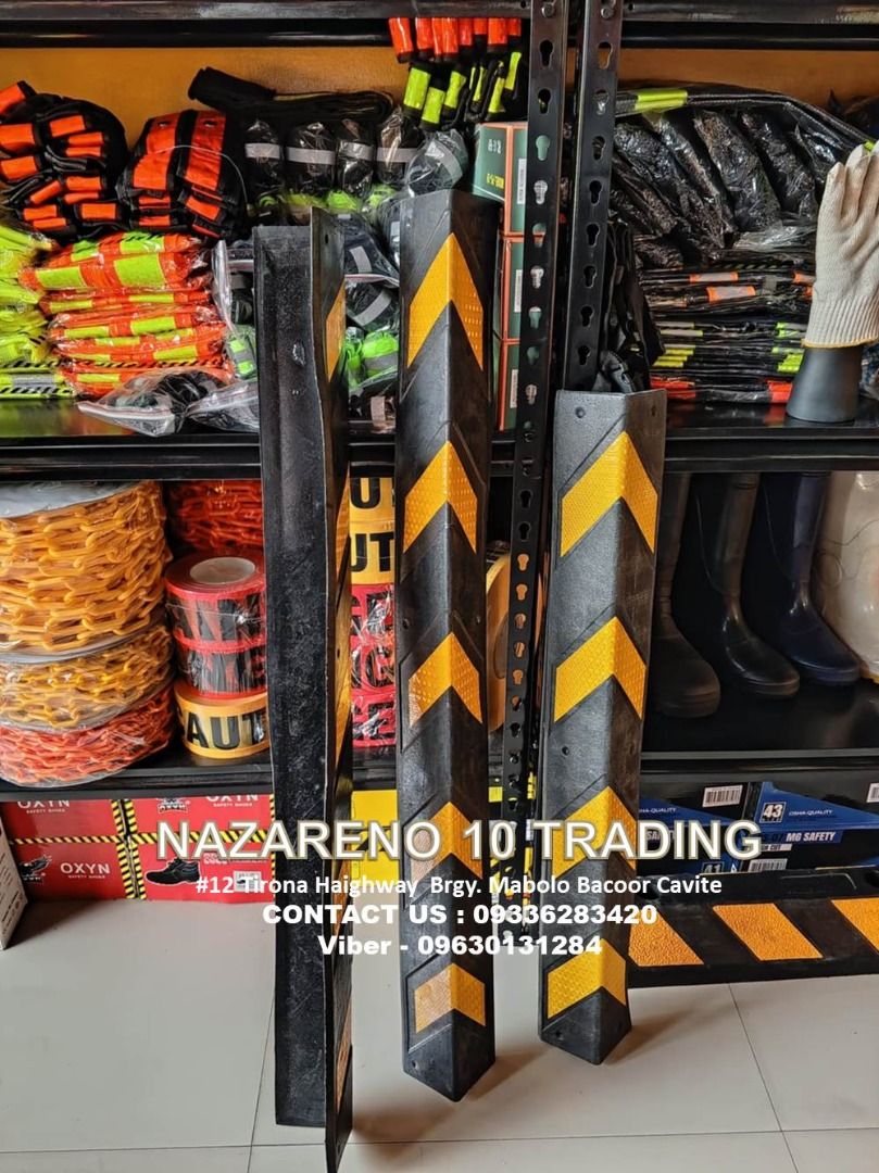 Corner Guard Rubber Protector (Category: Looking For) located in Bacoor. Submitted by kajezame.2021 (Listing ID 1466572044, Image 1). Description: Corner Guard Rubber Protector For More Details and Discount Contact Ms. Karen NAZARENO 10 TRADING 0963 0131 284 0933 6283 420 0956 7028 557 0933 8559 510 Landline: Look for Ms. Karen (046 ) 416 3920 Also available: • Traffic cone • Parking Block stopper • Hooded trash bin • Road Plastic Barrier • Spill