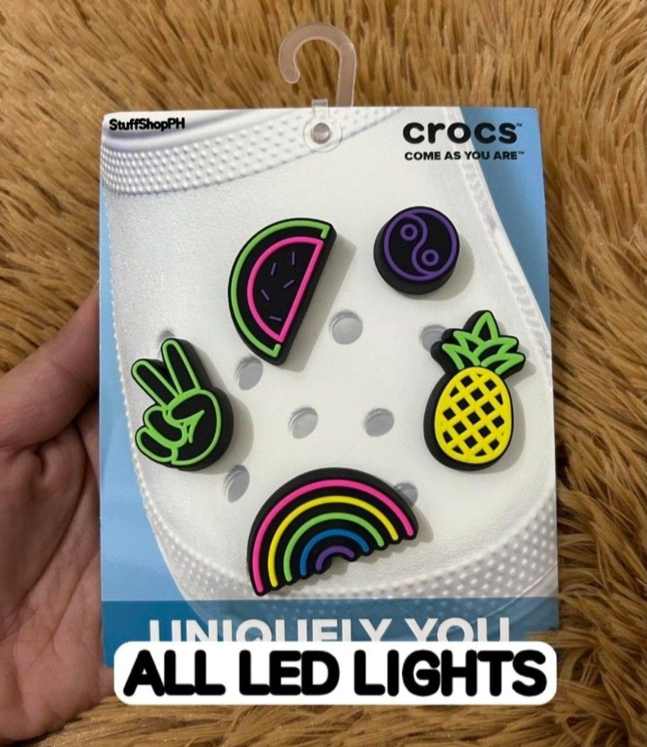 Crocs Jibbitz Set (for MEN) (Category: Shoe inserts & accessories) located in Caloocan City. Submitted by annegarciichua (Listing ID 1466662241, Image 3). Description: Crocs Jibbz Set (Pic deleted once sold) Sale as set only 💯% Legit.