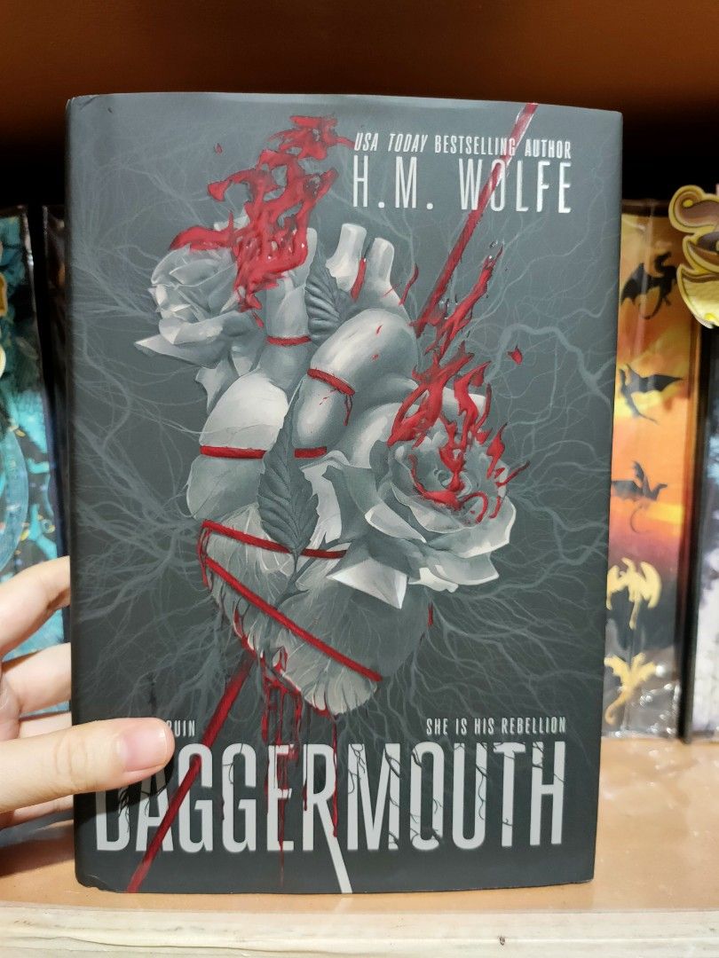 Daggermouth Deluxe Edition by H.M. Wolfe HB (Category: Storybooks) located in Cebu City. Submitted by mybookaceshop (Listing ID 1466710631, Image 2). Description: 🌵Daggermouth Deluxe Edition by H.M. Wolfe HB (new) -1700 - with transit dents (see photos) MOP: Cash/ COD for Cebu City buyers only/ Gcash/ BPI MOD: Lalamove/ Maxim / LBC /JNT/SCO for shipping only- buyer's risk (no insurance) Location: Cebu City #booksforsale #lfb #booktok.