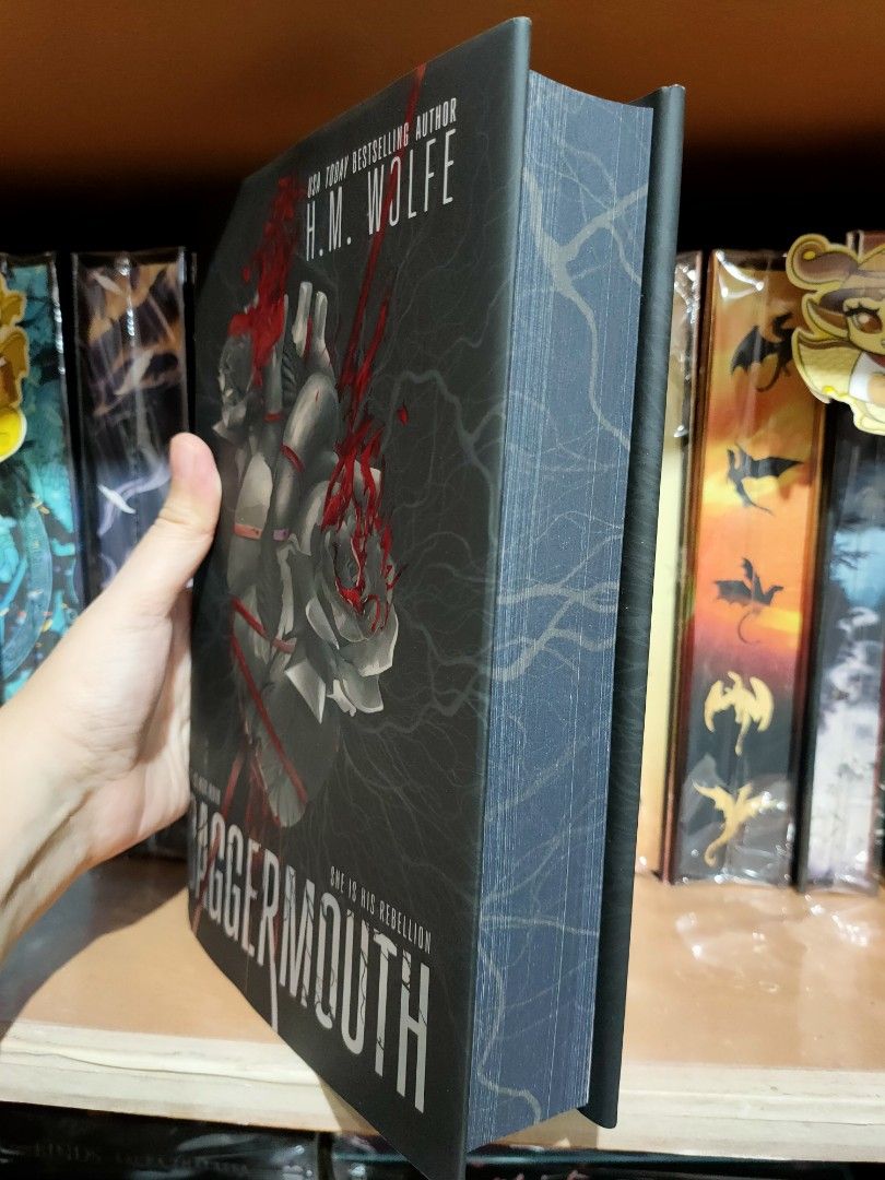 Daggermouth Deluxe Edition by H.M. Wolfe HB (Category: Storybooks) located in Cebu City. Submitted by mybookaceshop (Listing ID 1466710631, Image 1). Description: 🌵Daggermouth Deluxe Edition by H.M. Wolfe HB (new) -1700 - with transit dents (see photos) MOP: Cash/ COD for Cebu City buyers only/ Gcash/ BPI MOD: Lalamove/ Maxim / LBC /JNT/SCO for shipping only- buyer's risk (no insurance) Location: Cebu City #booksforsale #lfb #booktok.