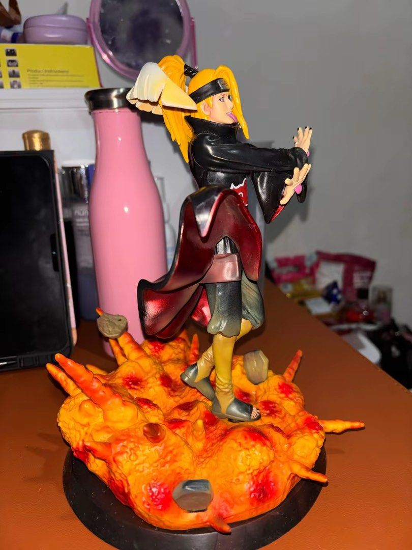 Deidara figurine From Naruto Shippuden (Category: Figurines & Statues) located in Alicia. Submitted by nekokenshy_05 (Listing ID 1466573148, Image 2). Description: •I bought it on Orange App •Original price is ₱2580 •I need funds feel free to DM me if you’re interested! 💕.