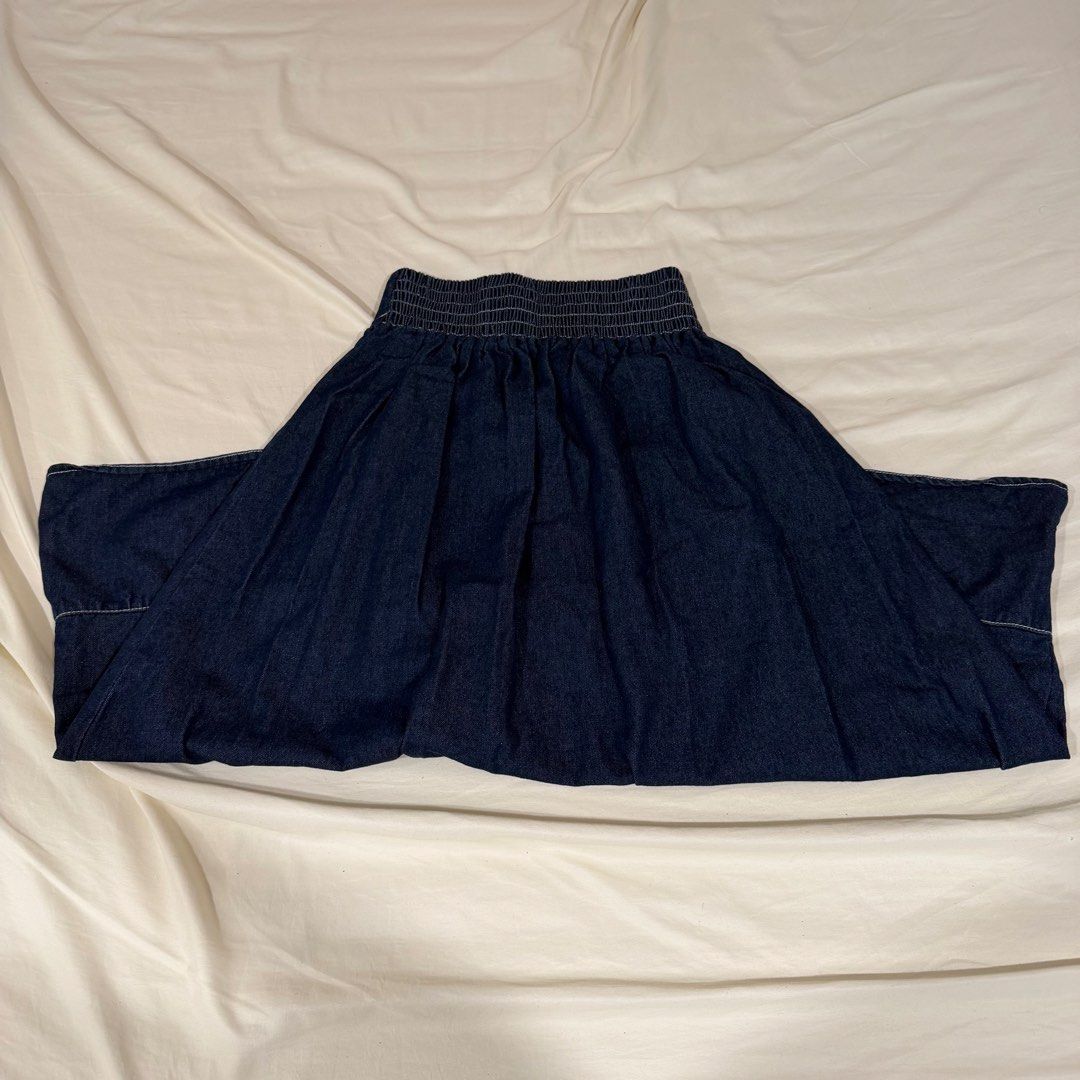 Denim Midi Skirt (Category: Skirts) located in Manila. Submitted by jeanettetaneca (Listing ID 1466663434, Image 2). Description: - Size: XS (but can fit XXS too since the waist part is really small) - RFS: used it a couple of times already. I love this skirt so much but it’s time to let go :( - Please see last two slides for when worn. - Last price already! NO HAGGLING PLS.