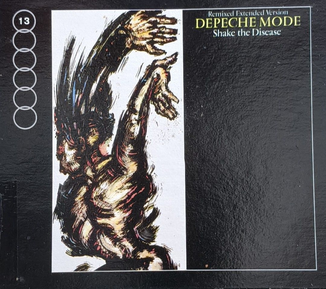 Depeche Mode Shake the Disease CD Album (Category: CDs & DVDs) located in Manila. Submitted by ruelcabrer77078 (Listing ID 1466718802, Image 1). Description: - Item: Depeche Mode Collector's Edition CD (Part 13 of the Singles Boxes) - Tracklist includes: Shake the Disease, Flexible, and Something to Do - Design: Dark disc with striking silver lettering - Packaging: Original cardboard sleeve included - Condition: Well-maintained, ideal for serious