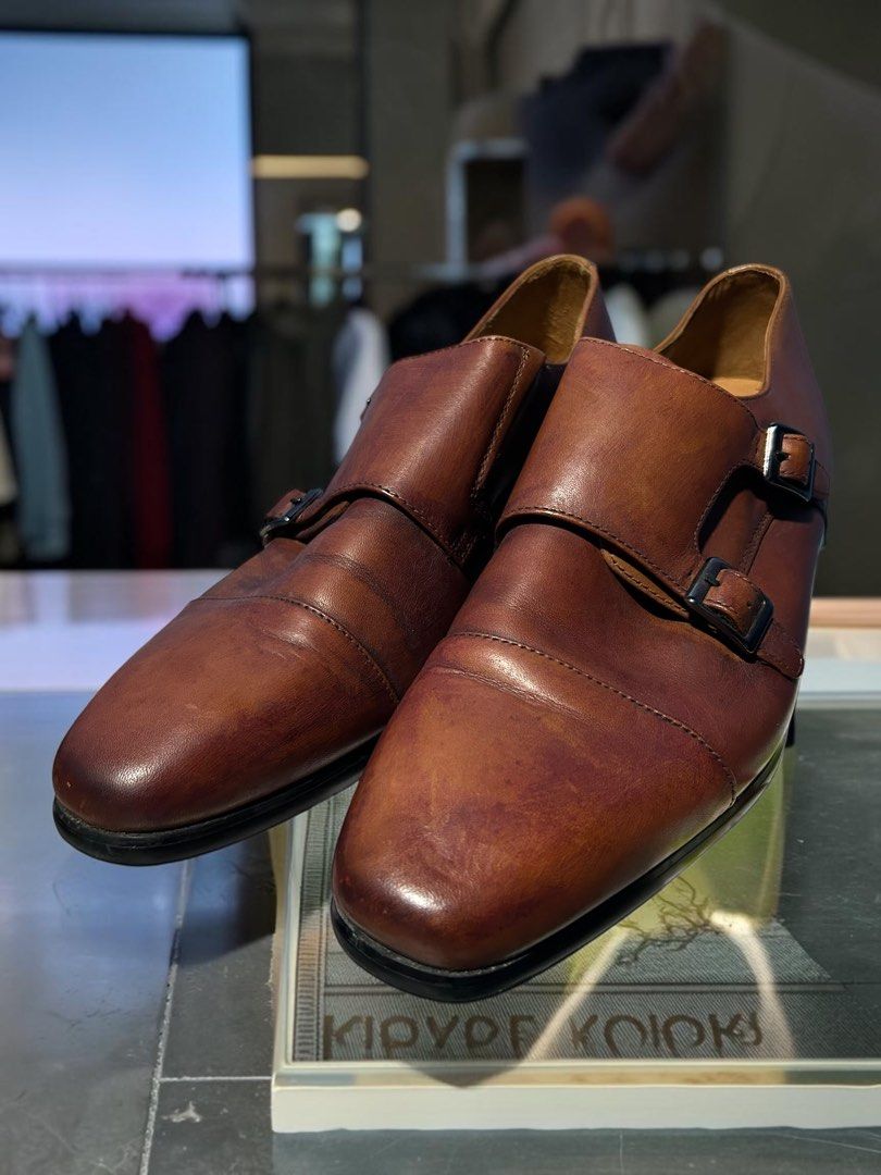 DESAI Brown Double Monk Leather Shoes 42 (Category: Dress Shoes) located in Caloocan City. Submitted by marcapina2211 (Listing ID 1466753921, Image 2). Description: DESAI Brown Double Monk Leather Shoes 42 Price: Price: ₱1,500 No issue Excellent condition 📍North Caloocan.