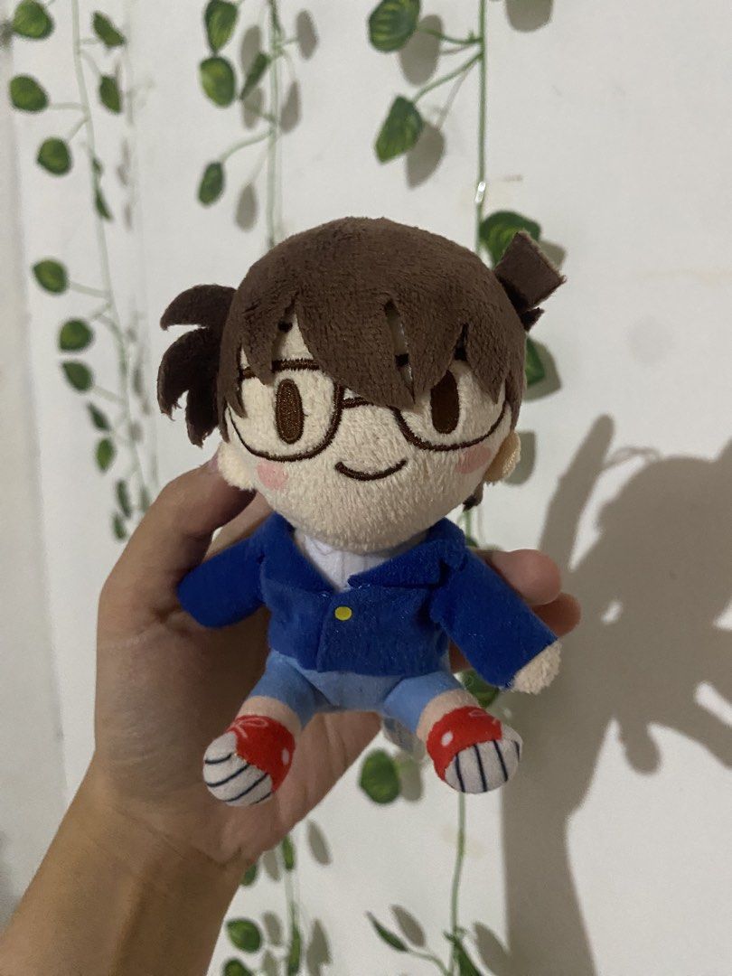 Detective Conan Plush Charm (Category: Plushies & Soft Toys) located in Guagua. Submitted by toy_corner (Listing ID 1466715310, Image 2). Description: Like new condition NO ISSUE Pampanga loc MOP: Gcash J&t courier.