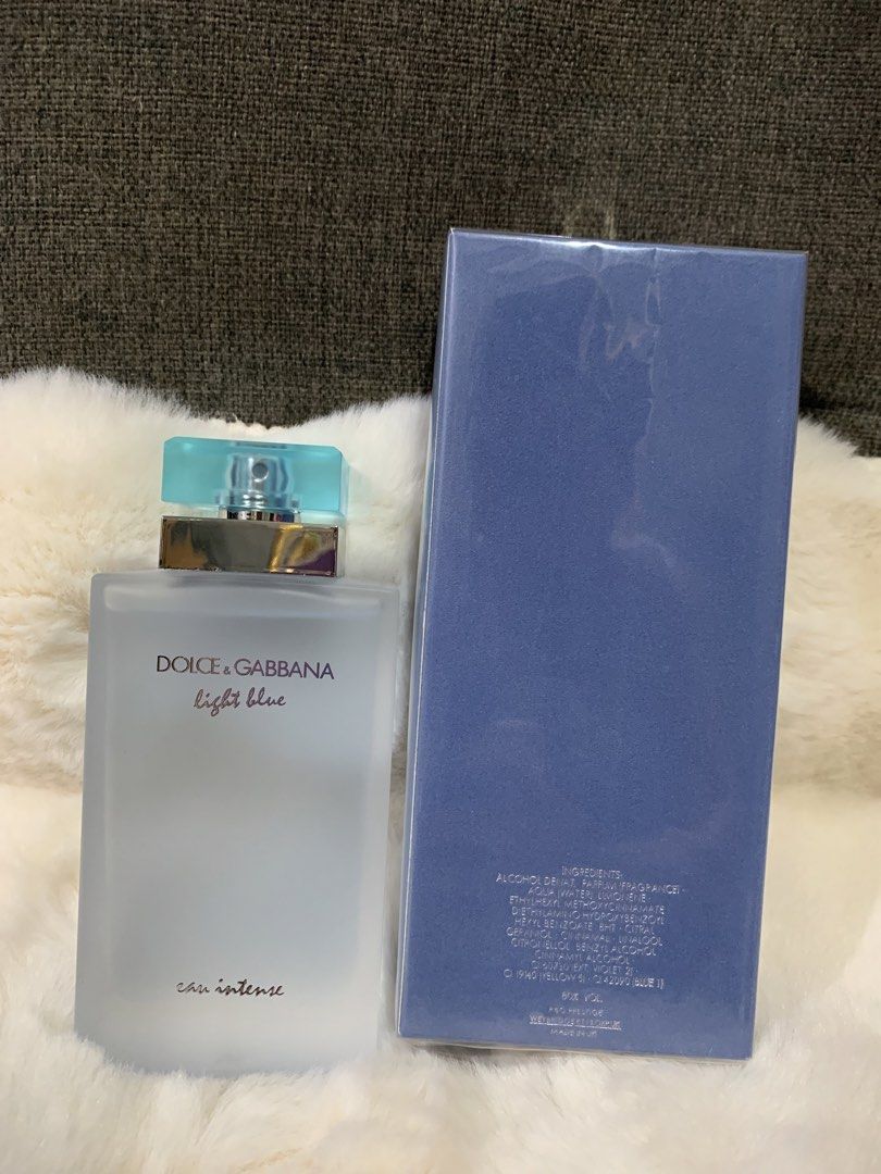 D&g light blue intense women (Category: Fragrance & Deodorants) located in Manila. Submitted by alexclima15202 (Listing ID 1466599539, Image 2). Description: No reservtion 1st to paybasis .