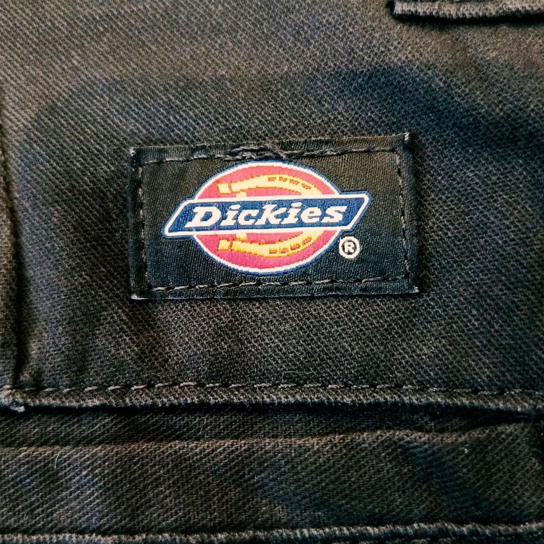 Dickies Black Work Shorts (Category: Shorts) located in Davao. Submitted by 3hunna_thrift (Listing ID 1466688179, Image 3). Description: - Brand: Dickies - Color: Classic Black - Material: Durable twill fabric built for work or everyday wear - Design: Classic multi-pocket style with sturdy belt loops - Details: Iconic Dickies logo patch on the back right pocket - Closure: Standard button and zipper fly - Condition: Clean look, ready for rotation.