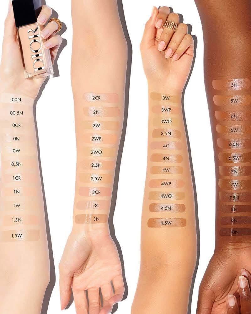 DIOR Forever Skin Glow Foundation (Category: Makeup) located in Bulacan. Submitted by shopwithme_23 (Listing ID 1466678481, Image 2). Description: •💯authentic (money back guaranteed if proven fake) •with box •30ml - full size Shades: 00N 0W 0.5N ₱3,999 onlyyyy (lp na po ‘to, paubos sale).