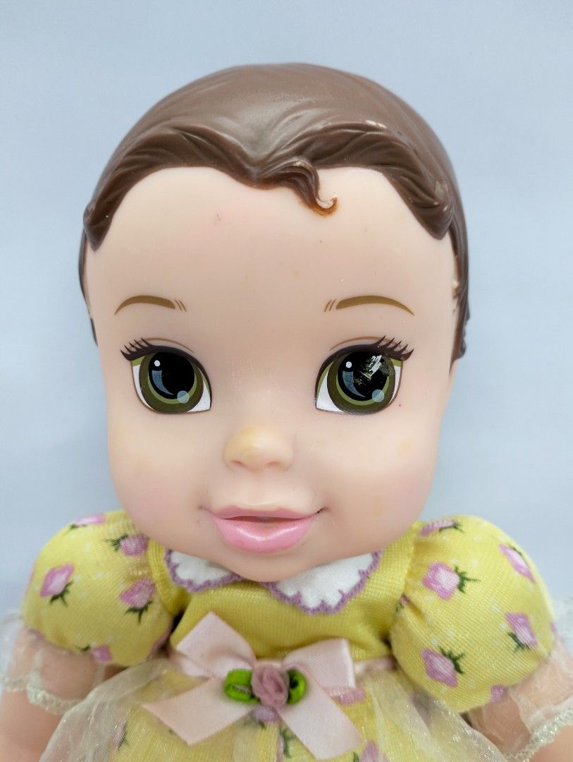 Disney Baby Belle Doll (Category: Plushies & Soft Toys) located in Baguio. Submitted by toys_of_yesteryear (Listing ID 1466730391, Image 3). Description: 📌loc. Baguio ✅ Disney Baby Belle Doll. Used issue: Paint wear at the left eye ✅Price: posted + sf. 👉Mop: Gcash 👉Mod: J&T only These are carefully hand-picked, hard-to-find pieces sourced from multiple suppliers. Some were acquired through bidding, and finding these items takes time, effort, a