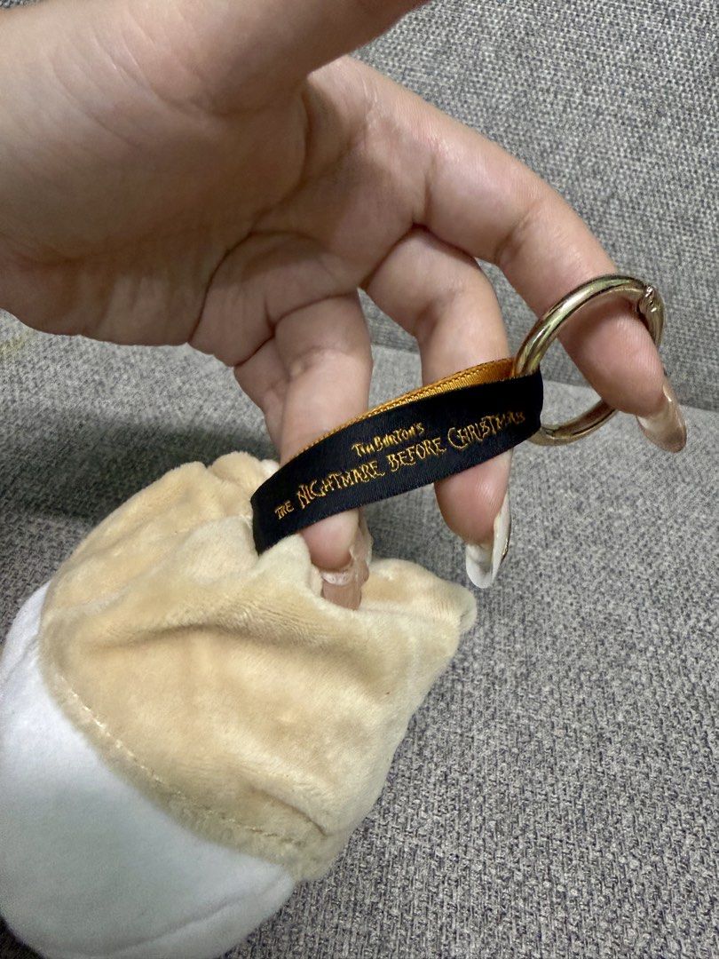 Disney Nightmare before Christmas plush charm (Category: Plushies & Soft Toys) located in Manila. Submitted by bcbg3217 (Listing ID 1466720861, Image 3). Description: ‼️PLEASE READ BEFORE BUYING‼️ Like new condition Disney merch Plush charm Authenticity guaranteed No other inclusions Actual photos are posted No other issues or flaws unless stated Please check the photos thoroughly before placing an order JnT regular or Lalamove COD for Metro Mani