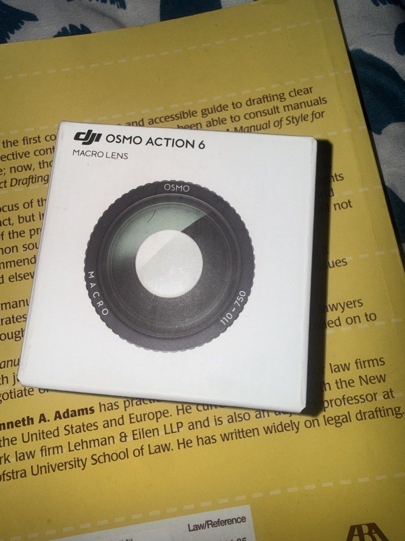 DJI Osmo Action 6 Macro Lens (Category: Cameras) located in Pasig City. Submitted by galagskdsh (Listing ID 1466675904, Image 1). Description: FOR SALE: DJI Osmo Action 6 Macro Lens Selling Price: ₱7,500 (Negotiable) Current Online Price: ₱9,800 Condition: Brand new, unopened, never used. Original DJI macro lens for Osmo Action 6. Ideal for close-up photography, cinematic shots, product videos, and content creation. Adjustable focus range of 11–7