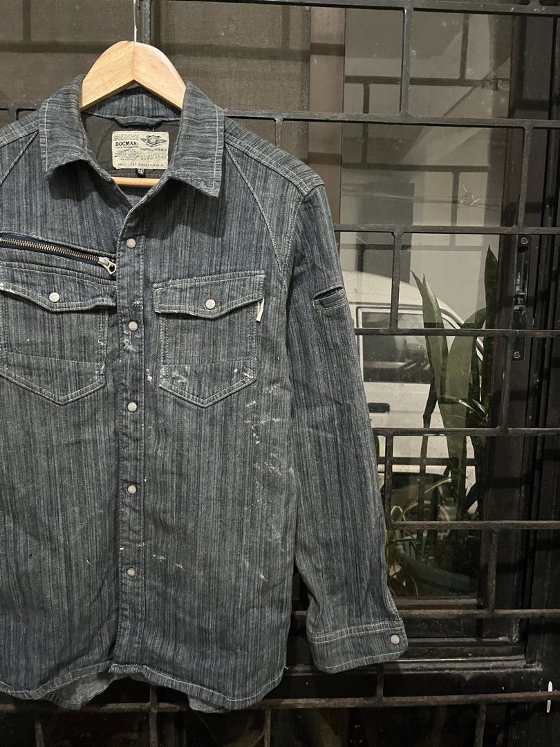 Dogman Wokrwear Overshirt (Category: Coats, Jackets and Outerwear) located in Baguio. Submitted by whatthestore (Listing ID 1466725624, Image 3). Description: 19x27.
